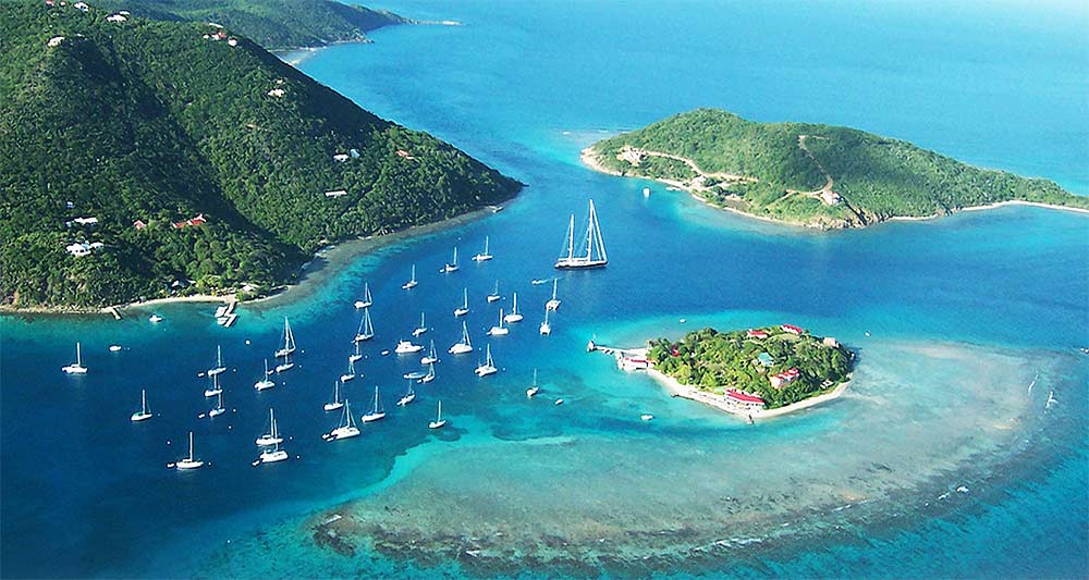 Tortola, islas Virgenes Britanicas, un gran destino de navegación